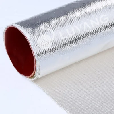 Materiali di rivestimento marino Luyang Tessuto in fibra di vetro ignifugo con foglio di alluminio