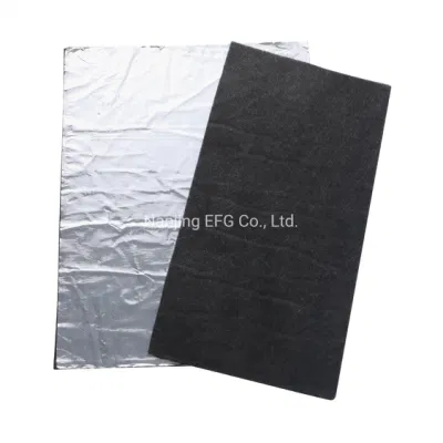 Pannello in lana di vetro rivestito opaco nero in fibra di vetro / Isolamento termico acustico ignifugo